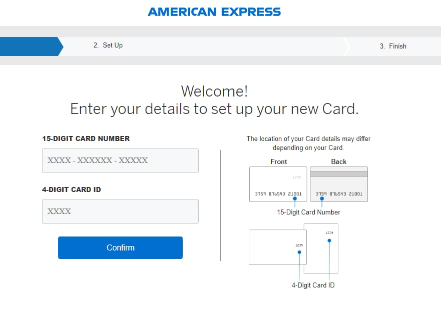 AmericanExpress com ConfirmCard
